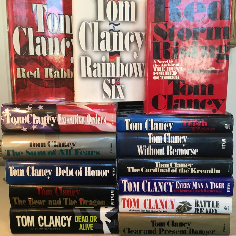 Tom Clancy Hardback Novels FIRST EDITIONS Choose Your Title image 2