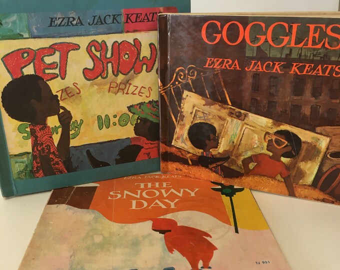 1970's Ezra Jack Keats, Vintage Storybook Collection, Pet Show, Goggles