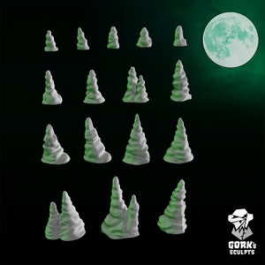 32 Stalagmites - Printed - Gork&#39;s Sculpts