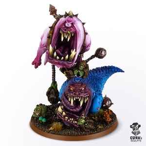 Giant cave monsters - Printed - Gork&#39;s Sculpts