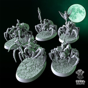 5 Goblins on Spider - Gork&#39;s Sculpts