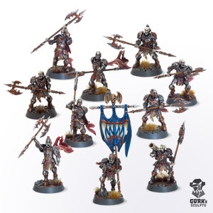 10 Guerriers squelettes lourds - Imprimé - Gork&#39;s Sculpts