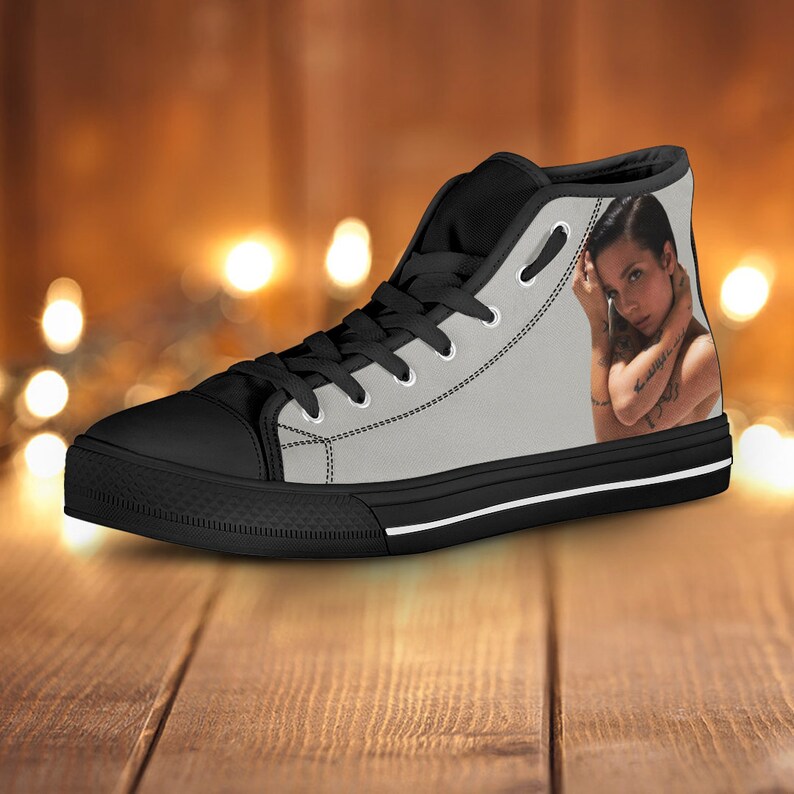 Shoes Unisex Shoes Running Shoes Canvas Hightop Music Canvas Shoes Halsey Hightop Custom Canvas Shoes
