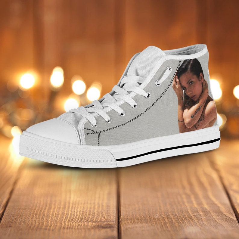 Shoes Unisex Shoes Running Shoes Canvas Hightop Music Canvas Shoes Halsey Hightop Custom Canvas Shoes