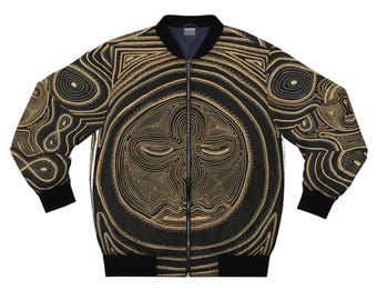Conscious Wear - Energetic Men's Bomber Jacket, Spiritual wear