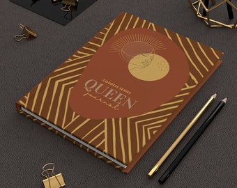 Self Love Hardcover Cider Queen Journal I love Myself Goddess Series, Hard cover, Ruled Line Journal, Journal NoteBook, Artsy Journal