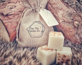 Broken Bricks Soy Wax Melts In Hessian pouch, Variety of Fragrances !