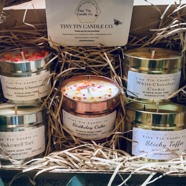 The Dessert Candle Hamper Soy Candles Perfect Gift