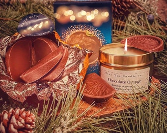 Handmade Candle Chocolate Orange Soy Candle 100ml Tin