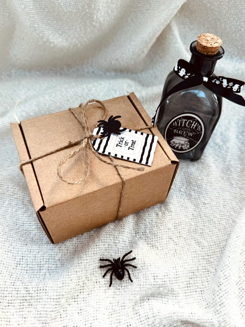 Trick or Treat Candle Surprise Box 2x 100ml Soy Candles Halloween Gift