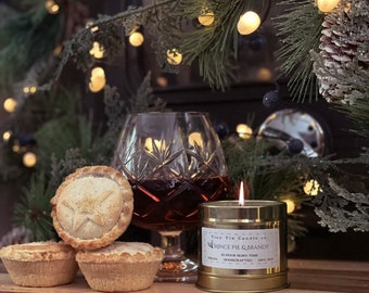 Mince Pie & Brandy 100ml Soy Tin Candle