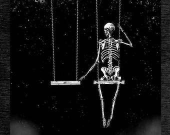 No Lámina (8 x Ilustración de esqueleto en