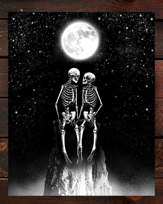 Skeleton Couple Art