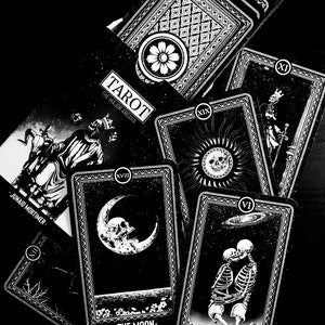 The Major Arcana, 22 cards. Dark Art Tarot Deck. image 1