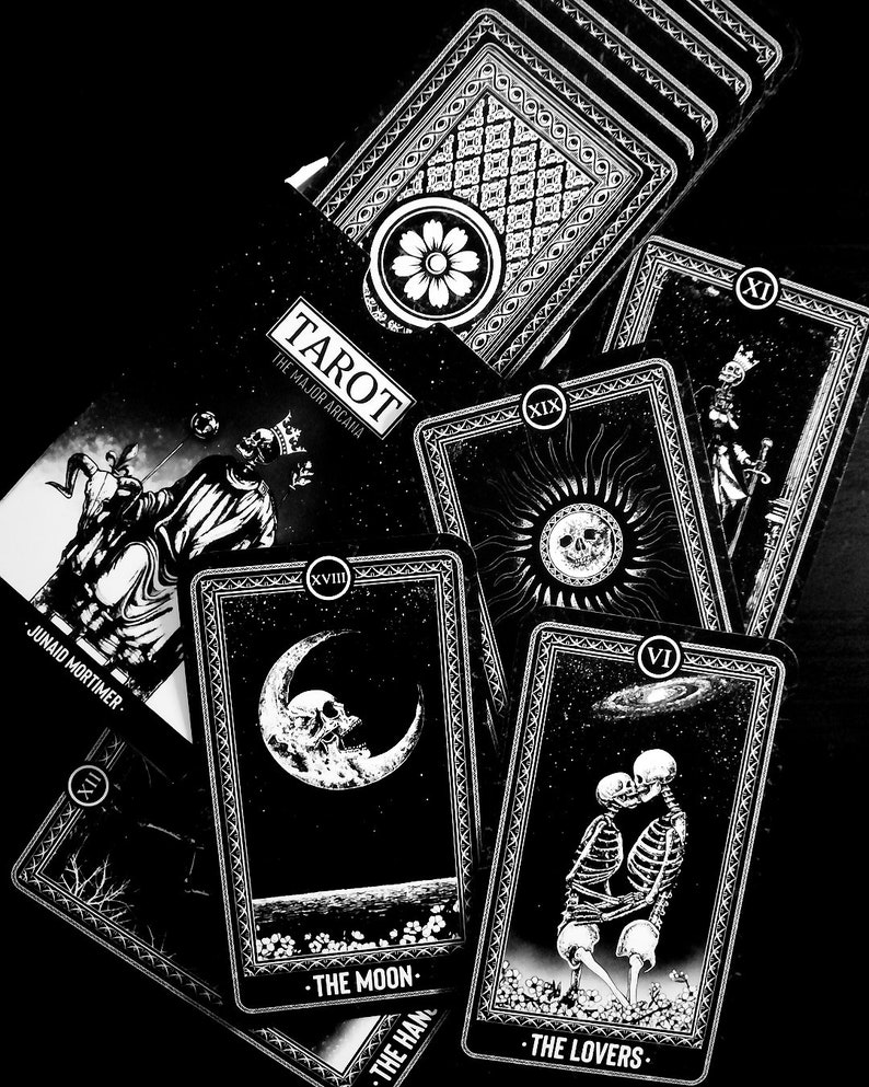 The Major Arcana, 22 cards. Dark Art Tarot Deck. image 1