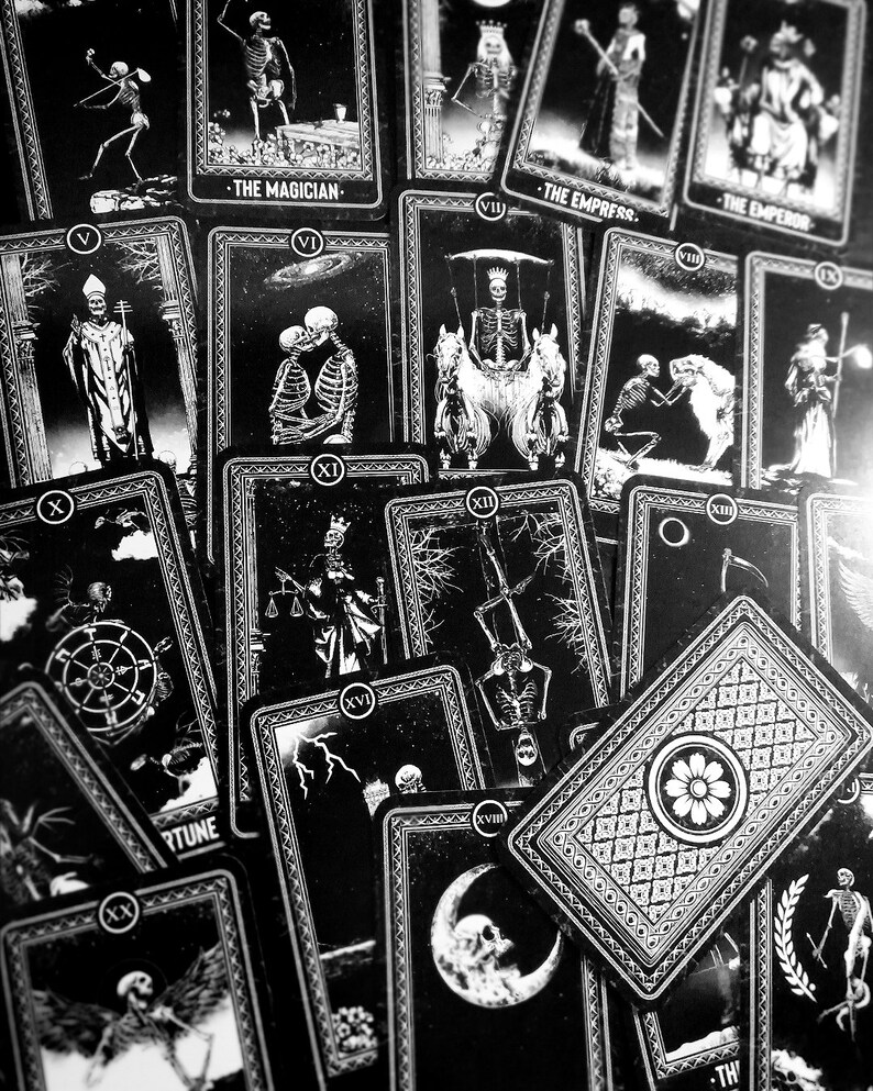 The Major Arcana, 22 cards. Dark Art Tarot Deck. image 5