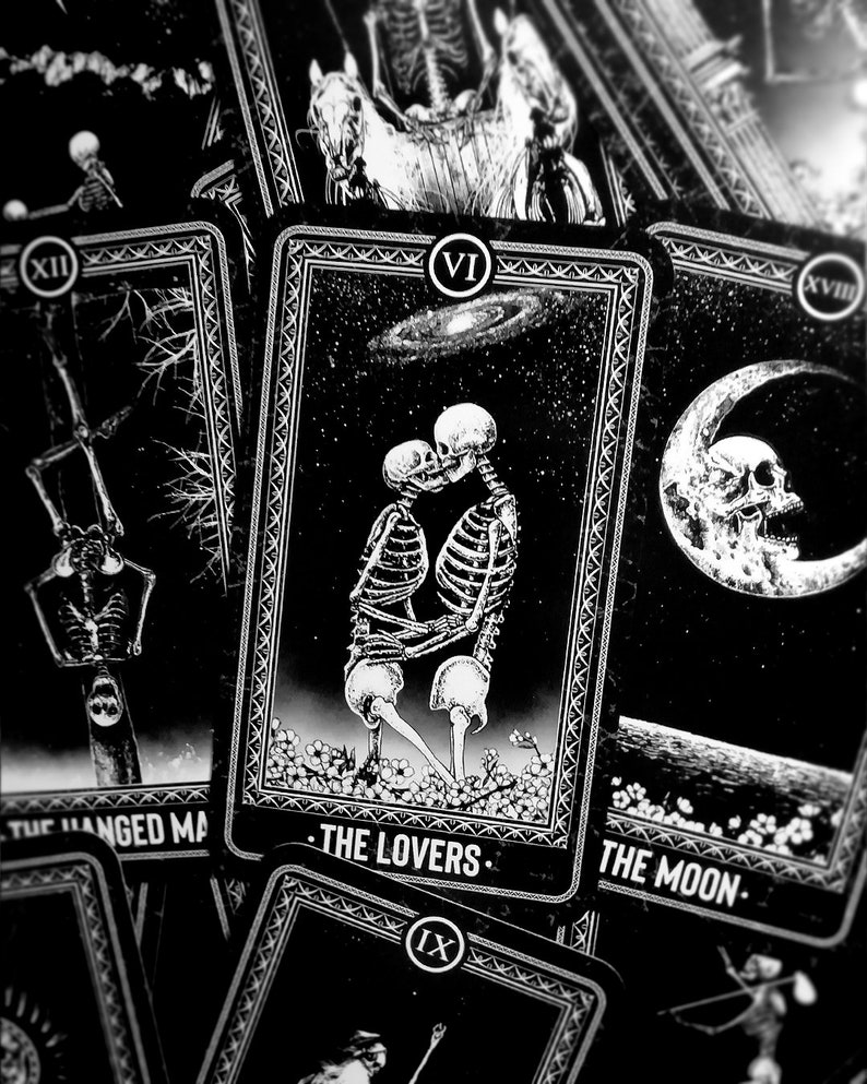 The Major Arcana, 22 cards. Dark Art Tarot Deck. image 2