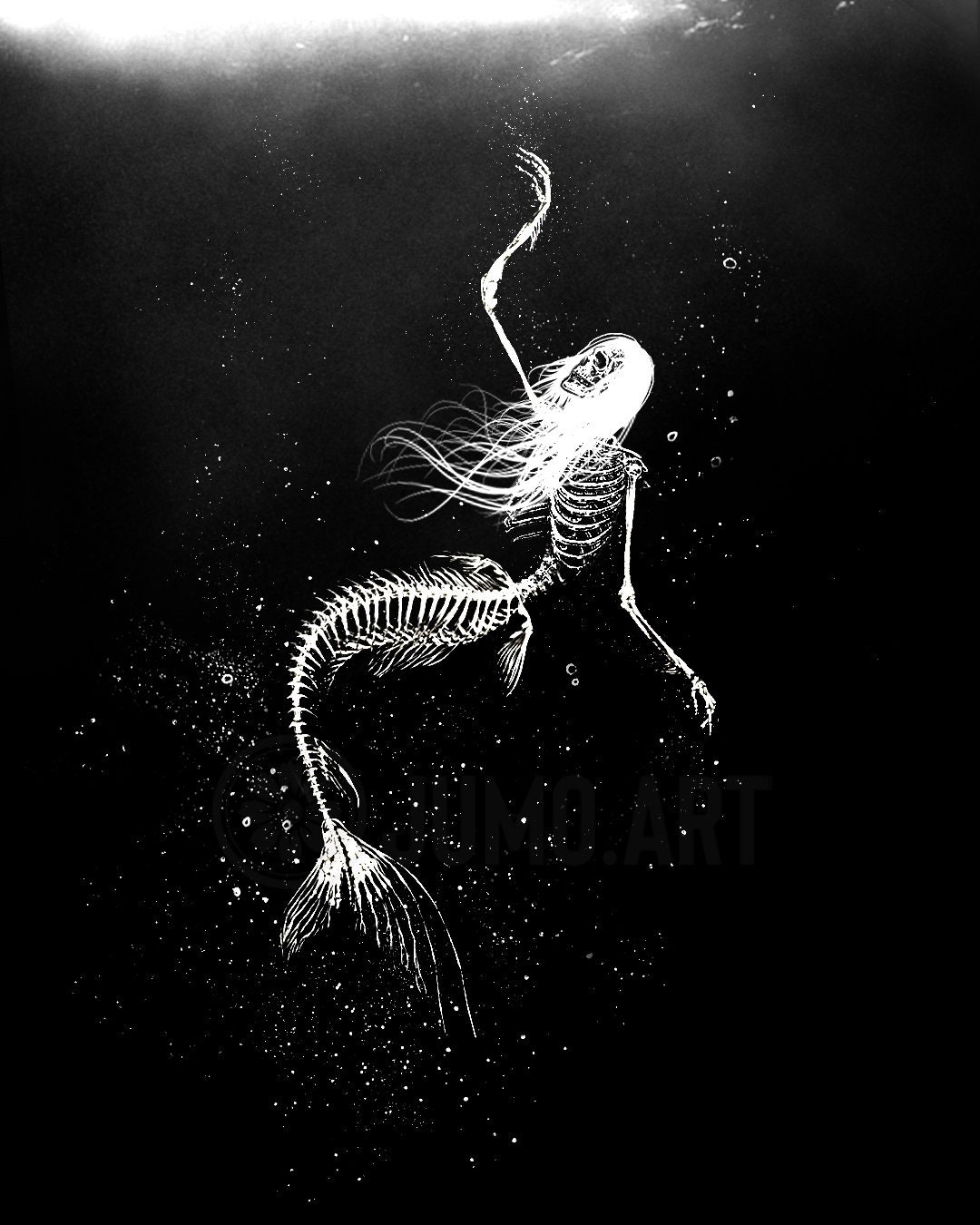 Dark Mermaid Artwork