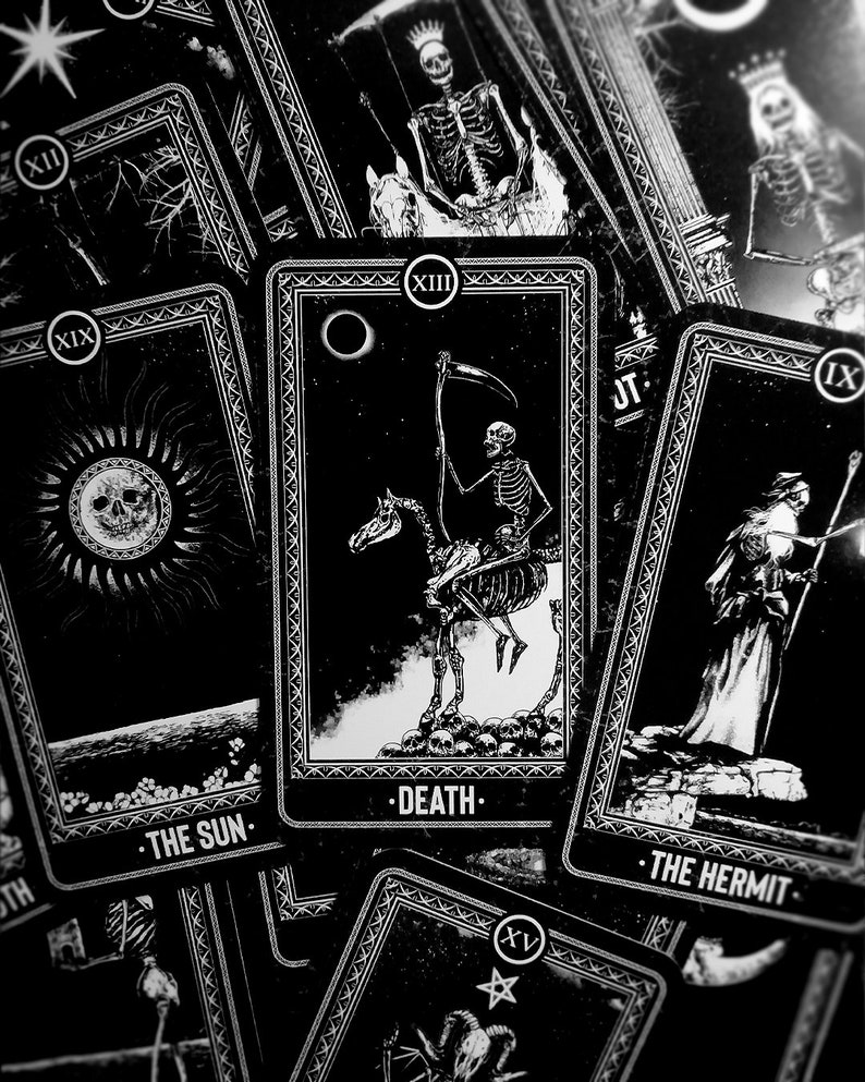 The Major Arcana, 22 cards. Dark Art Tarot Deck. image 3