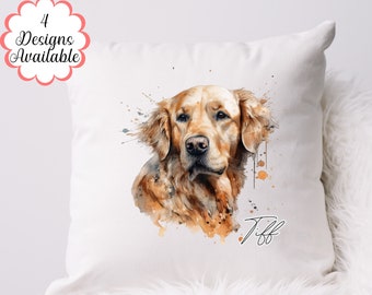 Personalised Golden Retriever Cushion - The Ultimate Gift for Dog Lovers and a Tribute to the Beloved Golden Retriever Breed