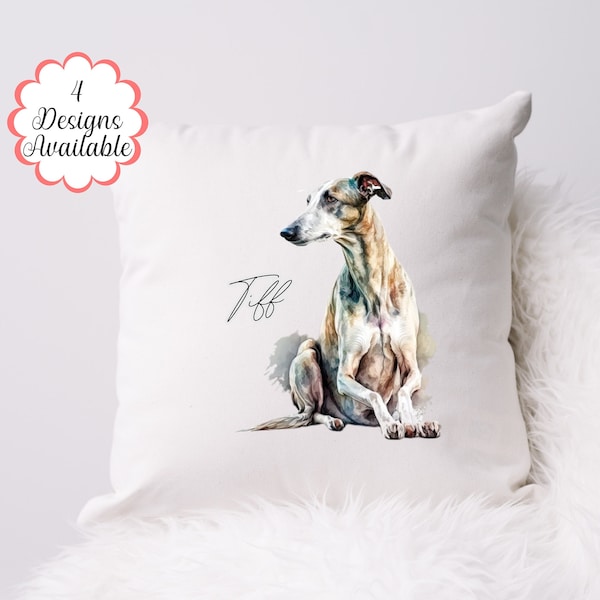 Coussin Greyhound personnalisé - Le cadeau ultime pour les amoureux des chiens et un hommage à la race Greyhound bien-aimée