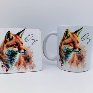 Watercolour Fox Mug