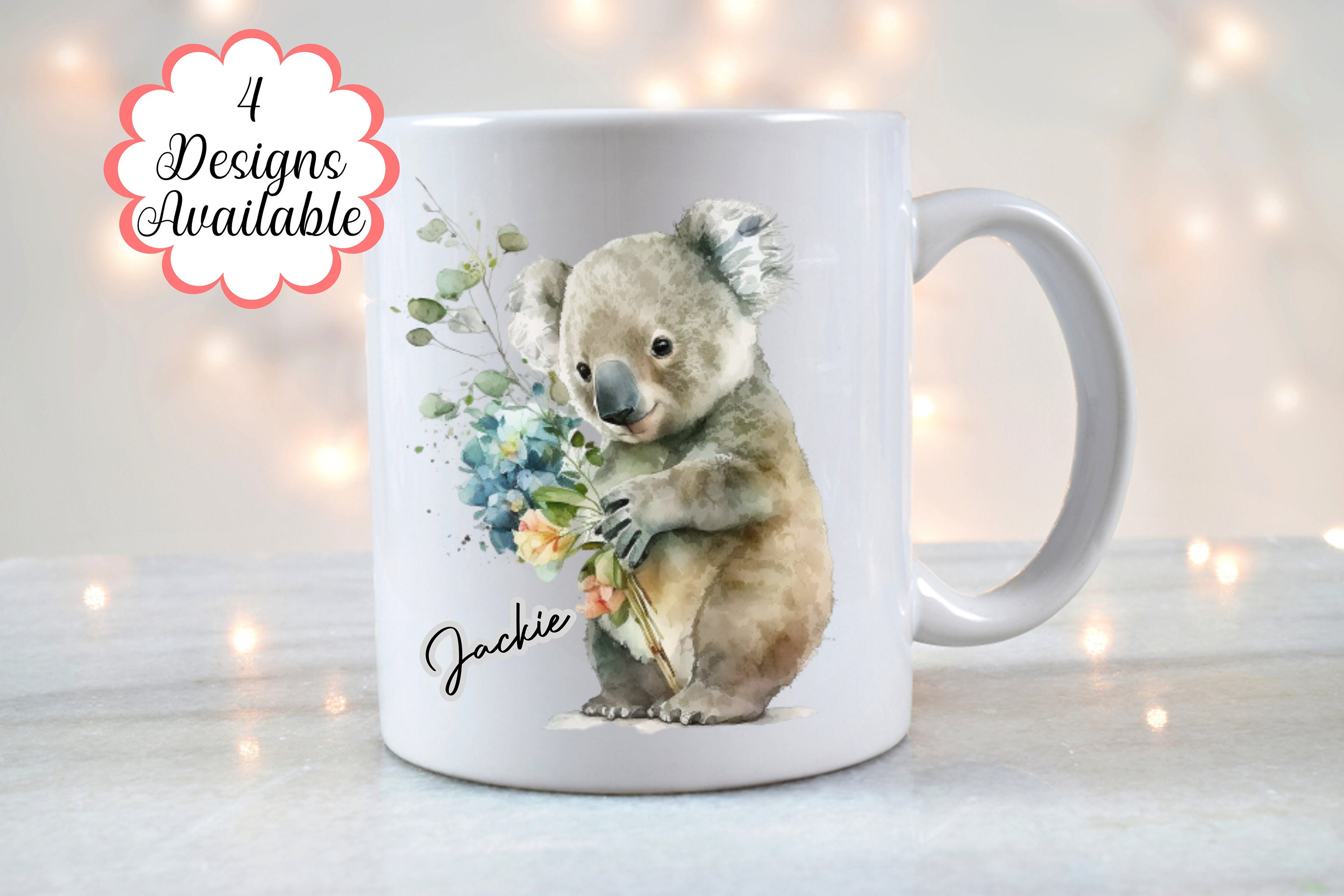 Peluche Koala personnalisée brodée - Lachouettemauve