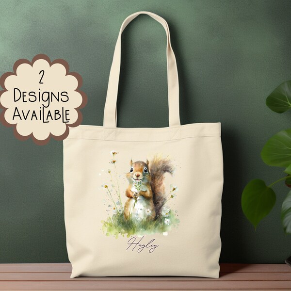 Squirrel Tote Bag Etsy