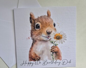 Tarjetas De Felicitación: Animados De Ardilla
