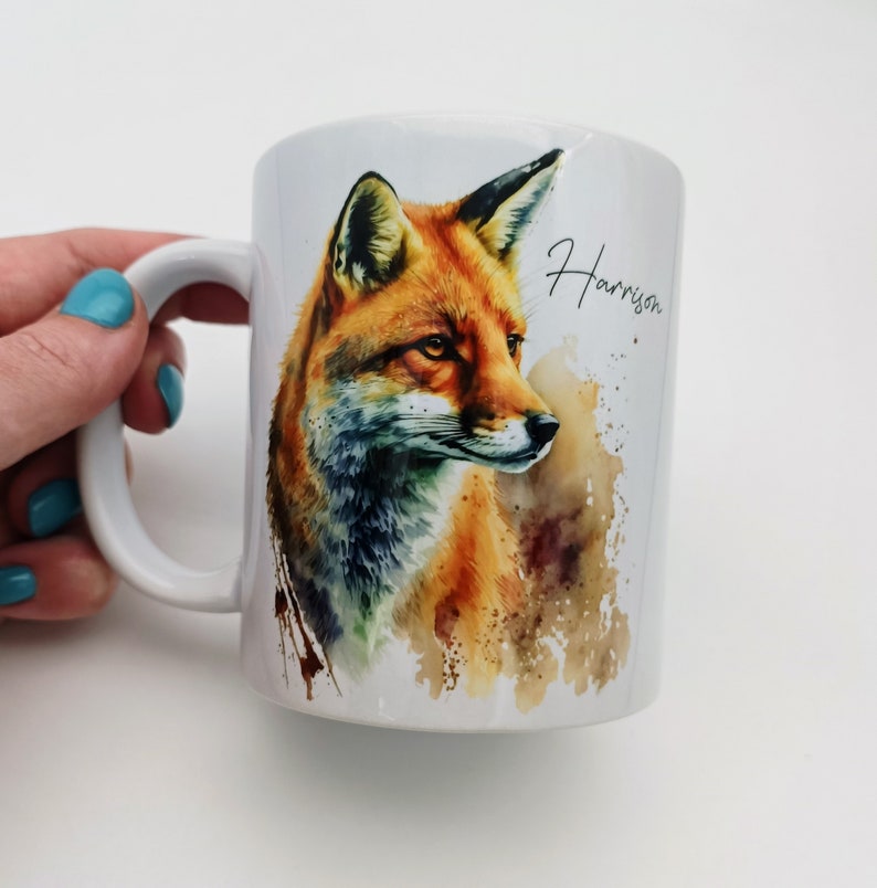 Watercolour Fox Mug