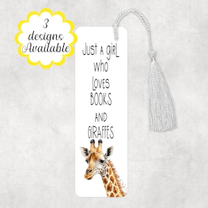 Bookmark - PERSONALIZED - Giraffe Bookmark - PERSONALIZED - Giraffe