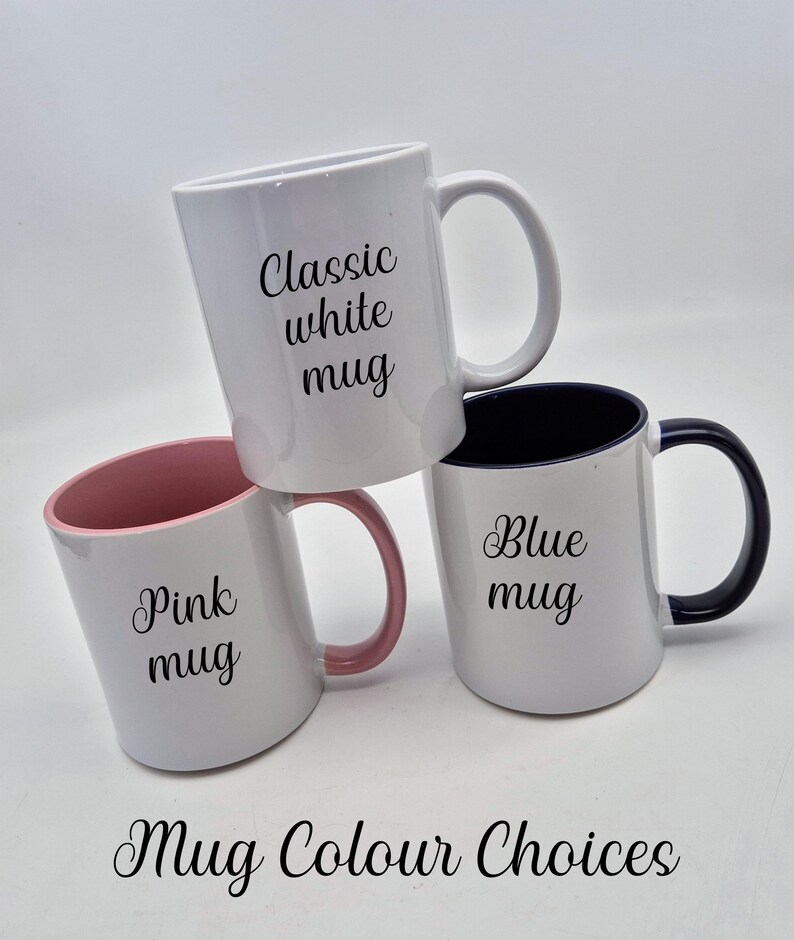 Taza personalizada con diseño de panda rojo en acuarela – Regalo de panda rojo – Taza de café con nombre personalizado – Posavasos a juego imagen 6