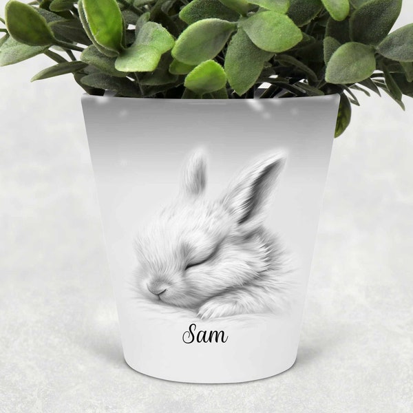 Rabbit Plant Holder Etsy