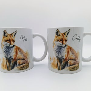 Watercolour Fox Mug