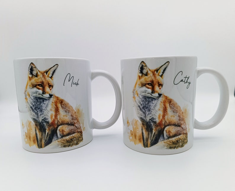 Watercolour Fox Mug