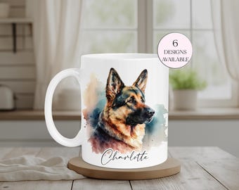 Andaz Press 11oz Campfire Mug - 'You're Pawfect!' German Shepherd Design, Stainless Steel