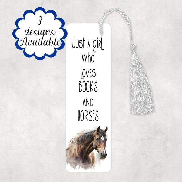 Horse Bookmark Etsy