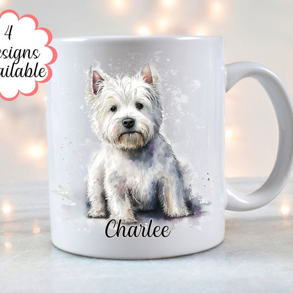 Personalised West Highland Terrier Mug - Dog Lover's Gift - West Highland Terrier Coffee Cup - Gift for Her - Westie Gift