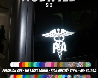PA Decal Car Physician Associate Caduceus Healthcare Workers Appreciation Essential Pre-PA Hospital