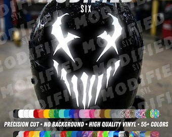REFLECTIVE Mushroomhead X-Face Vinyl Decal Sticker | Metal Band Fan Art | 55+ Colors | Car Window Laptop