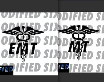 EMT/ MT Decal Car Medical Technologist Caduceus Healthcare Workers Appreciation Essential Laboratory Gift  Windshield Rear Banner Reflective