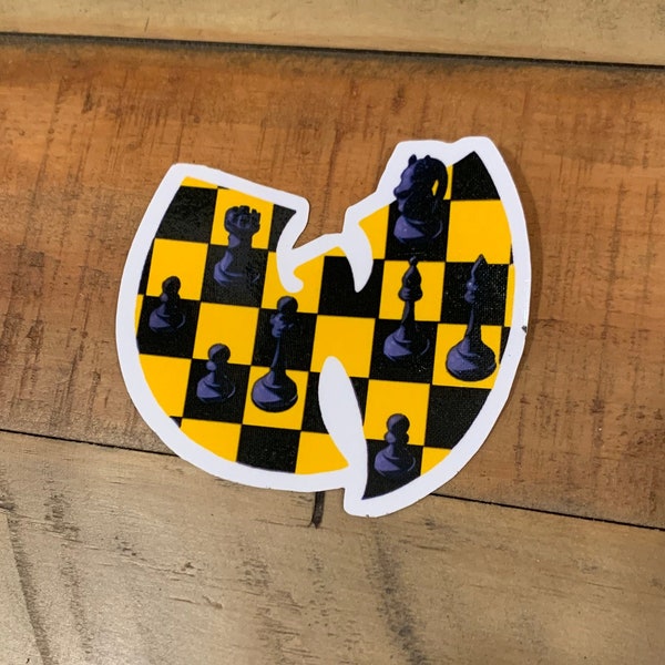 Wu-Tang Clan - Da Mystery Of Chessboxin' Vinyl Sticker (100% Waterproof)