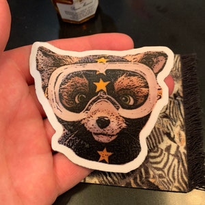 Vinylsticker bandietmasker essenhout (FMF) (100 % waterdicht)