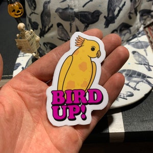 Adesivo de vinil Bird Up (É o pior programa da televisão) (100% à prova d'água)