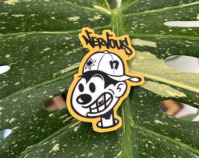 Generic Hip Hop and House Record Label Sticker (100% Waterproof)