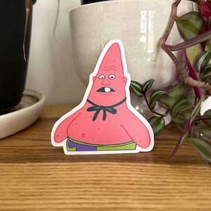 Hallo wie noem je speldenknop? Meme-vinylsticker (100% waterdicht)