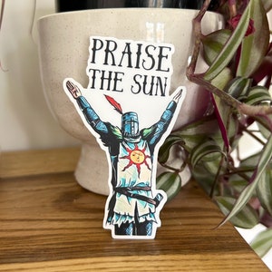 Praise The Sun Meme Vinyl Sticker (100% Waterproof)