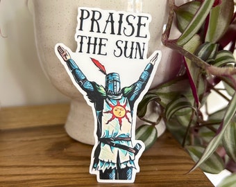 Praise The Sun Meme Vinyl Sticker (100% Waterproof)