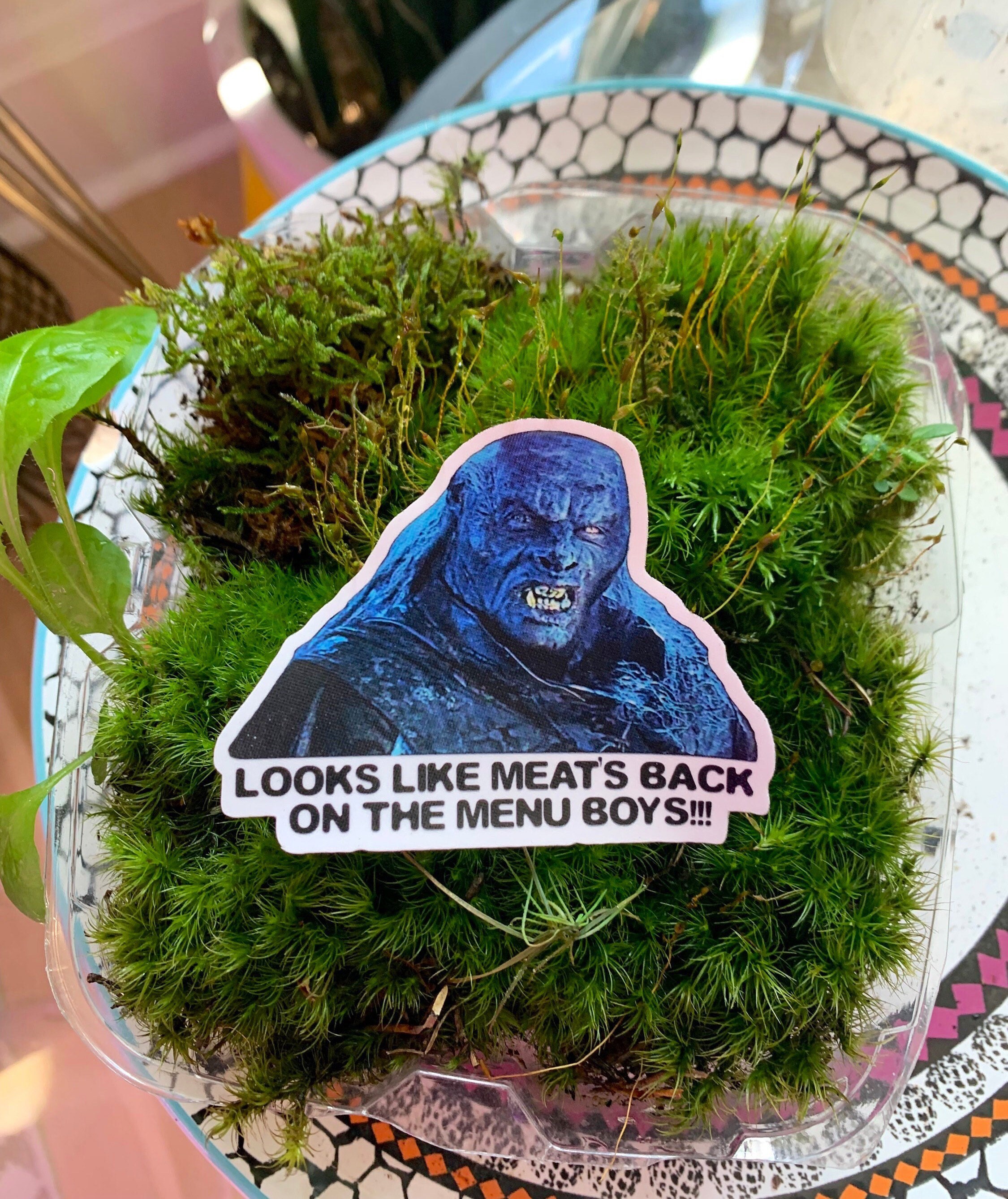 Looks Like Meat S Back On The Menu Boys Vinyl Sticker Etsy Denmark