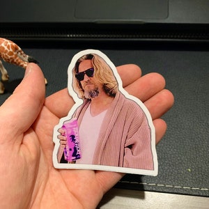Vinylsticker The Dude (The Big Lebowski) (100% waterdicht)